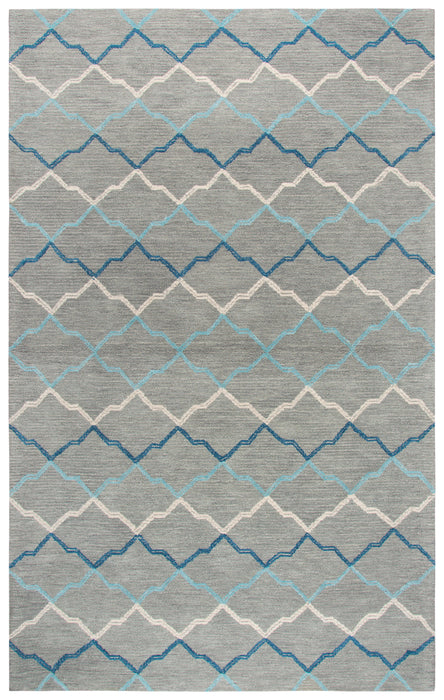 Rizzy Home Resonant RS902A Gray Geometric Area Rug