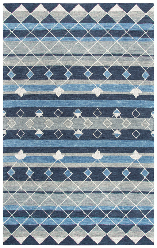 Rizzy Home Resonant RS924A Blue Tribal Motif Area Rug