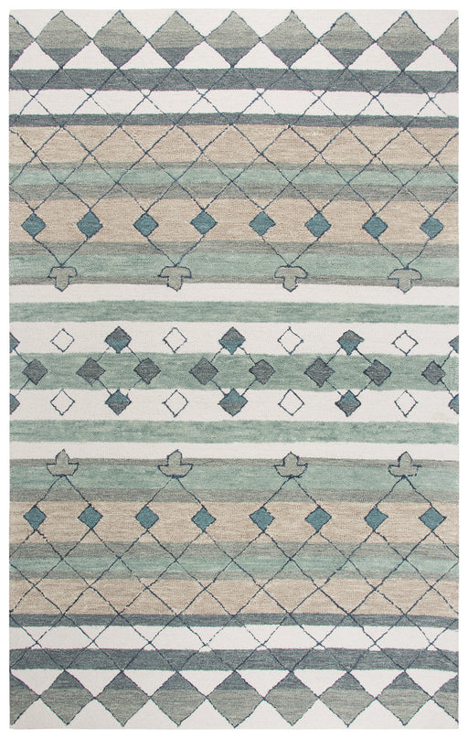 Rizzy Home Resonant RS925A Blue Tribal Motif Area Rug