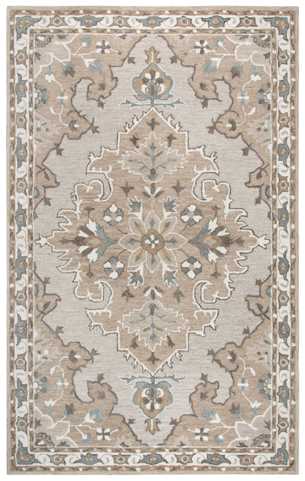 Rizzy Home Resonant RS931A Tan Central Medallion Area Rug