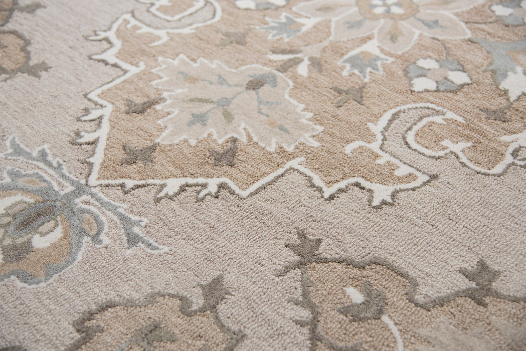 Rizzy Home Resonant RS931A Tan Central Medallion Area Rug