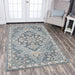Rizzy Home Resonant RS933A Gray Central Medallion Area Rug