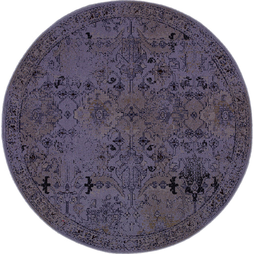 Oriental Weavers Revival Purple/Grey Oriental 8023M Area Rug