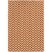 Oriental Weavers Riviera Orange/Ivory Geometric 4593P Area Rug