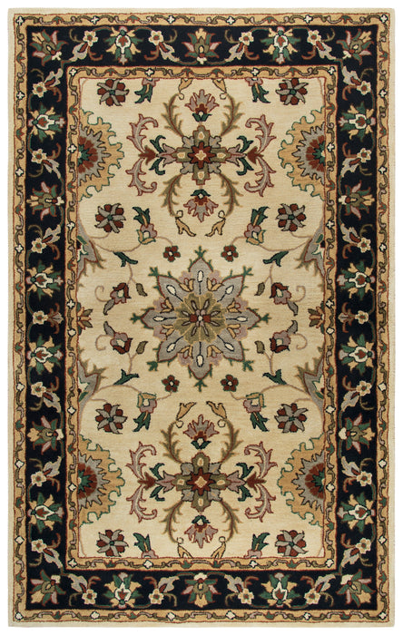 Rizzy Home Stafford SA981A Beige Motif Floral Area Rug