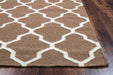 Rizzy Home Swing SG2099 Brown Trellis Area Rug
