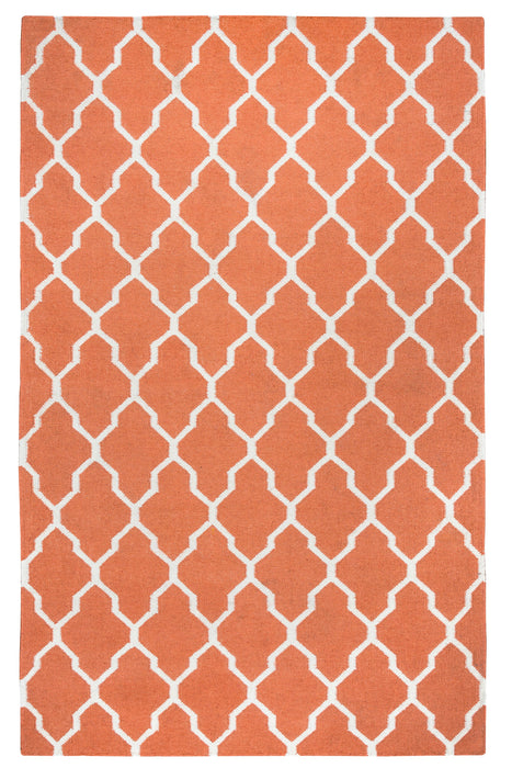 Rizzy Home Swing SG2102 Orange Trellis Area Rug