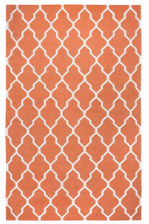Rizzy Home Swing SG2102 Orange Trellis Area Rug
