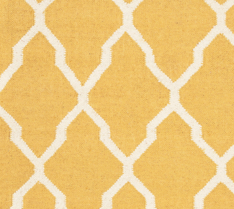 Rizzy Home Swing SG2417 Yellow/Gold Trellis Area Rug