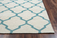 Rizzy Home Swing SG2962 Off White Trellis Area Rug