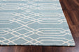 Rizzy Home Swing SG8159 Blue Trellis Area Rug