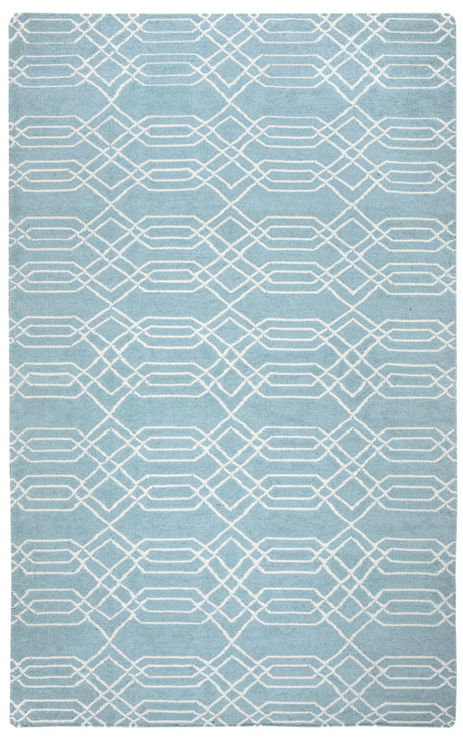 Rizzy Home Swing SG8159 Blue Trellis Area Rug
