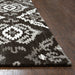 Rizzy Home Suffolk SK252A Black Medallion Ikat Area Rug