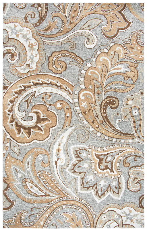 Rizzy Home Suffolk SK325A Gray Paisley Area Rug
