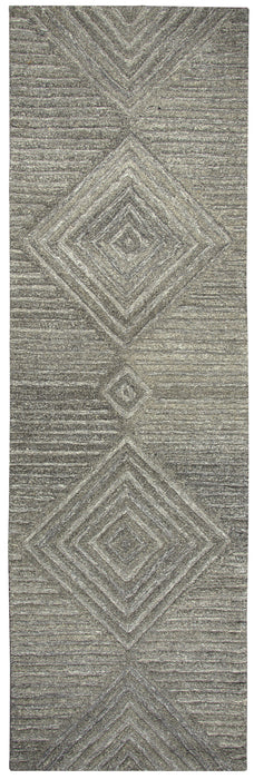 Rizzy Home Suffolk SK334A Gray Geometric/Solid Area Rug