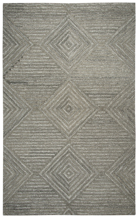 Rizzy Home Suffolk SK334A Gray Geometric/Solid Area Rug
