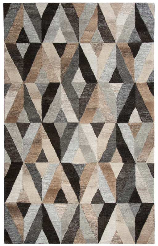 Rizzy Home Suffolk SK337A Gray Geometric Area Rug