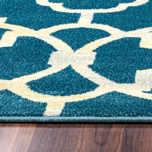 Rizzy Home Sorrento SO4284 Navy Trellis Area Rug