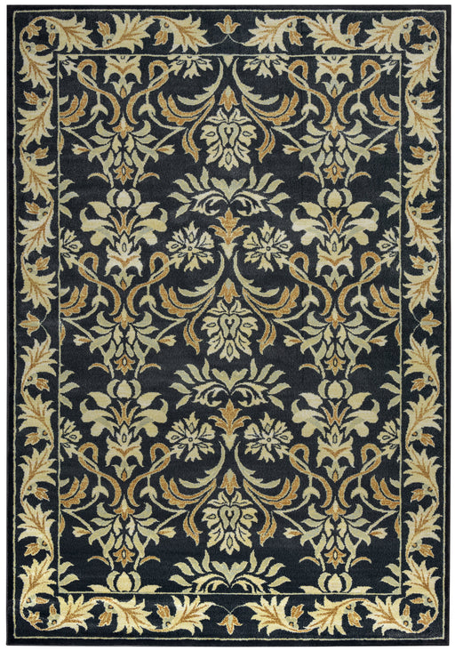 Rizzy Home Sorrento SO4301 Tan/Gray/Charcoal Border Area Rug