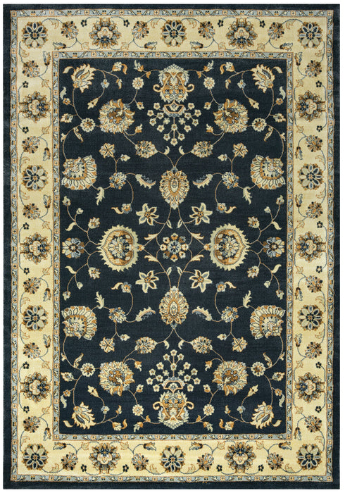 Rizzy Home Sorrento SO4309 Gray/Charcoal Border Area Rug