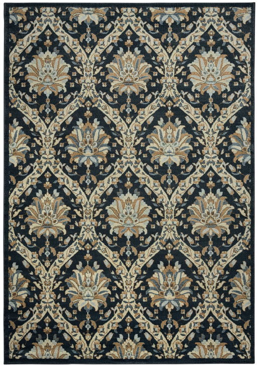 Rizzy Home Sorrento SO4312 Gray/Black Ornamental Area Rug