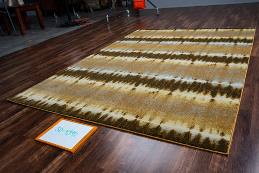 Rizzy Home Sorrento SO4391 Gold/Brown Print Area Rug