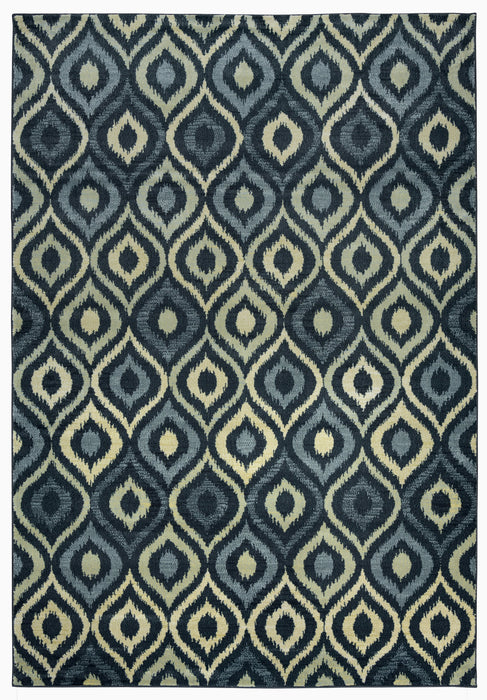 Rizzy Home Sorrento SO4394 Gray/Charcoal Pattern Area Rug