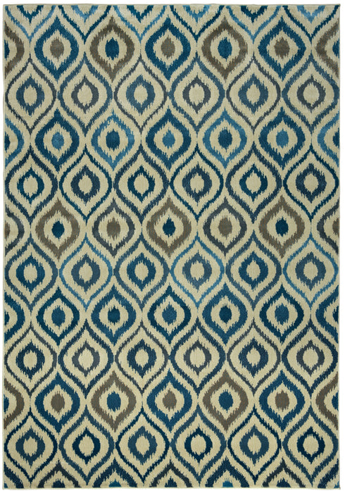 Rizzy Home Sorrento SO4395 Light Khaki Pattern Area Rug