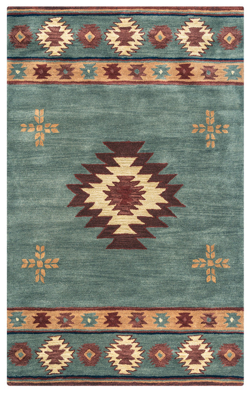 Rizzy Home Southwest SU2008 Gray/Blue Southwest/Tribal Area Rug