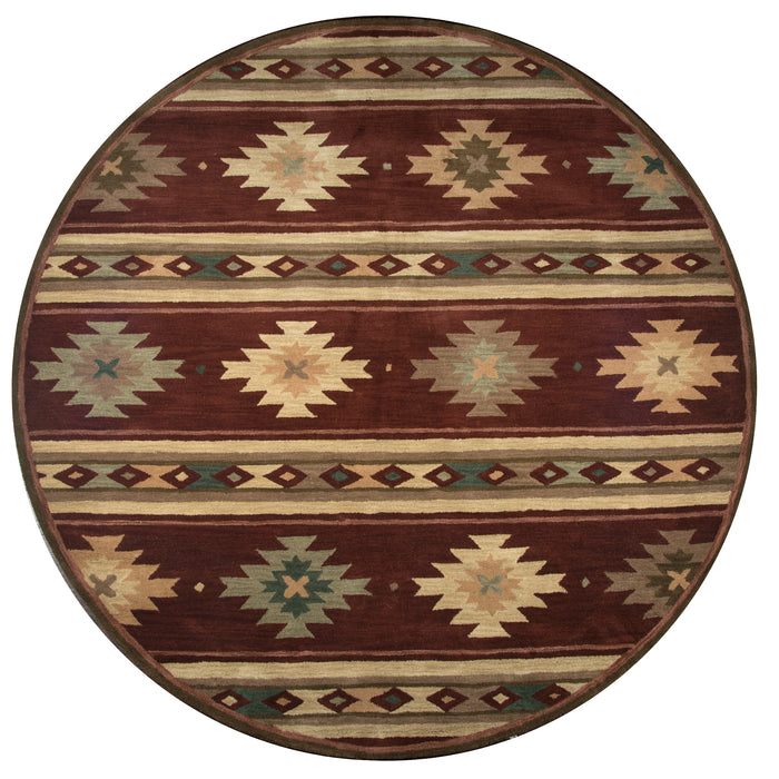 Rizzy Home Southwest SU2012 Burgundy Southwest/Tribal Area Rug