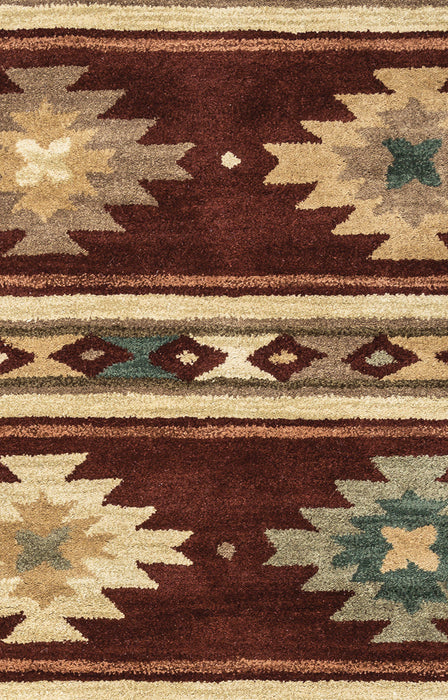 Rizzy Home Southwest SU2012 Burgundy Southwest/Tribal Area Rug