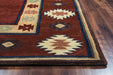 Rizzy Home Southwest SU2014 Burgundy Southwest/Tribal Area Rug