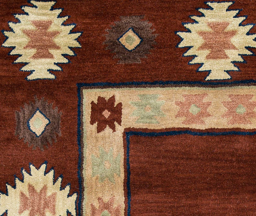 Rizzy Home Southwest SU2014 Burgundy Southwest/Tribal Area Rug