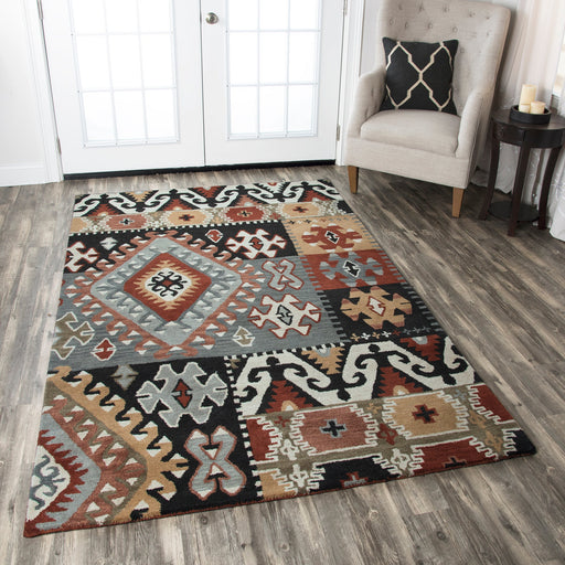 Rizzy Home Southwest SU8104 Multi-Colored Southwest/Patchwork Area Rug