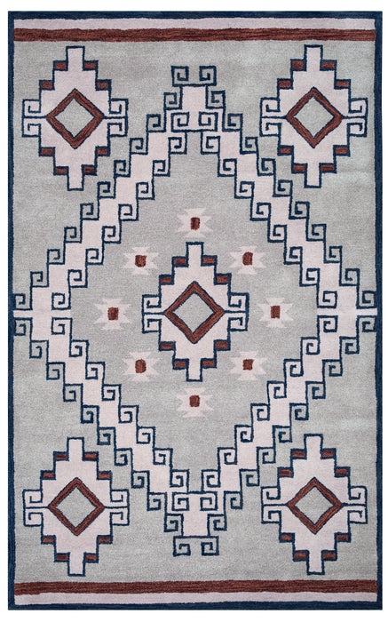 Rizzy Home Southwest SU9011 Gray Southwest/Tribal Area Rug