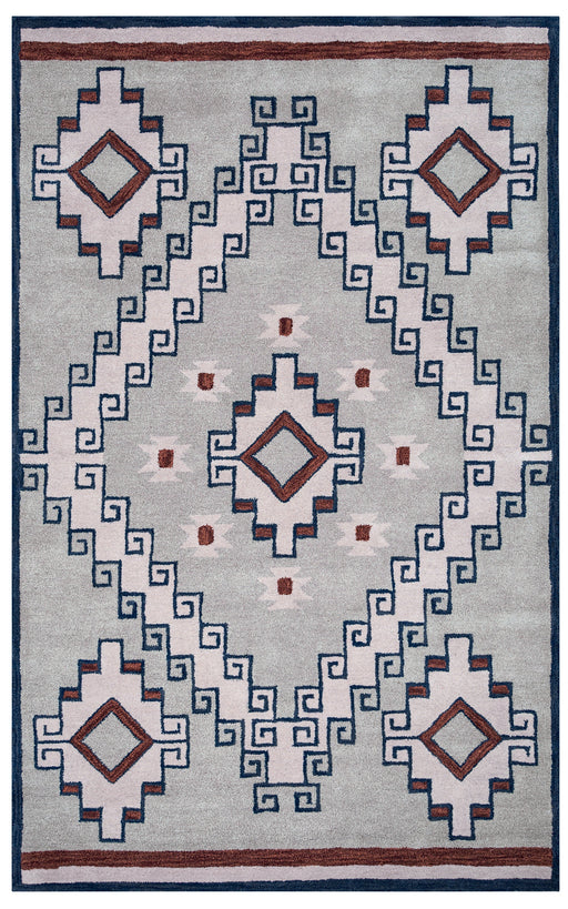 Rizzy Home Southwest SU9011 Gray Southwest/Tribal Area Rug