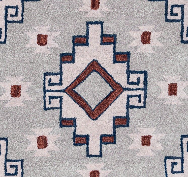 Rizzy Home Southwest SU9011 Gray Southwest/Tribal Area Rug
