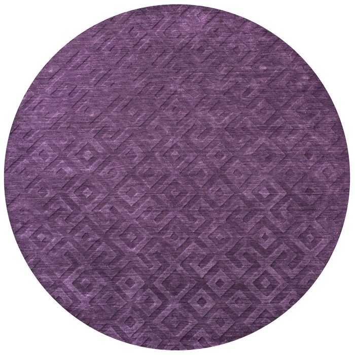 Rizzy Home Technique TC8267 Purple Solid Area Rug