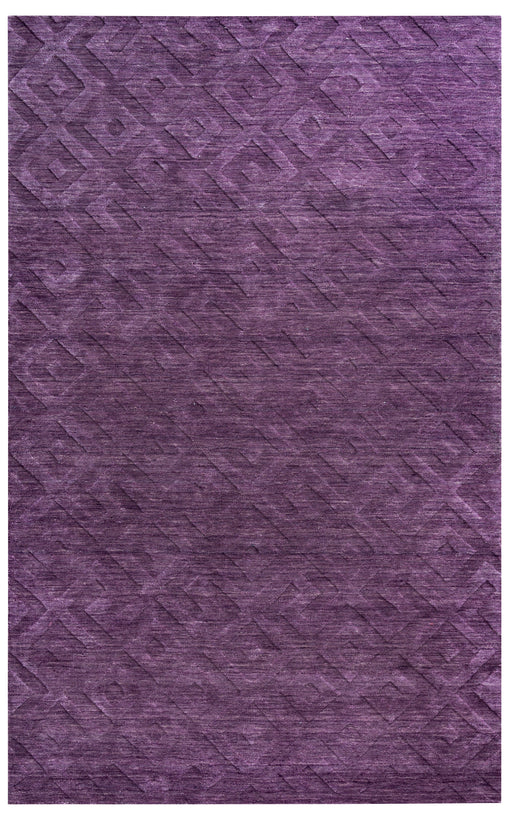 Rizzy Home Technique TC8267 Purple Solid Area Rug