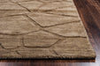 Rizzy Home Technique TC8269 Brown Solid Area Rug