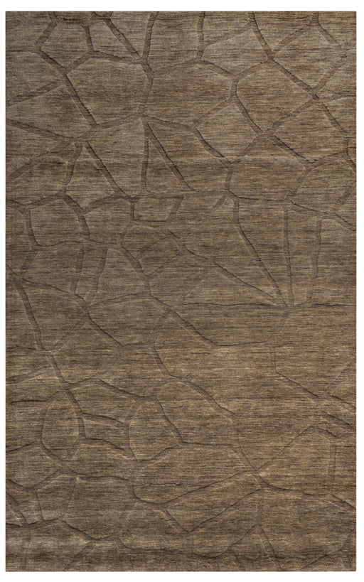 Rizzy Home Technique TC8269 Brown Solid Area Rug