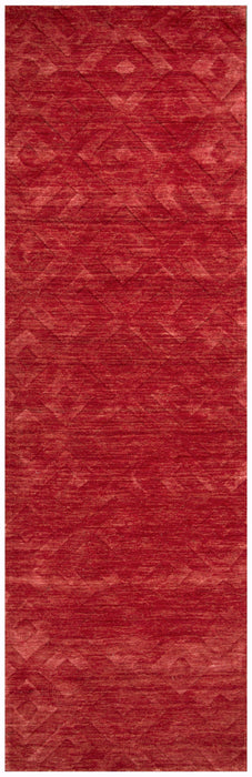 Rizzy Home Technique TC8289 Red Solid Area Rug