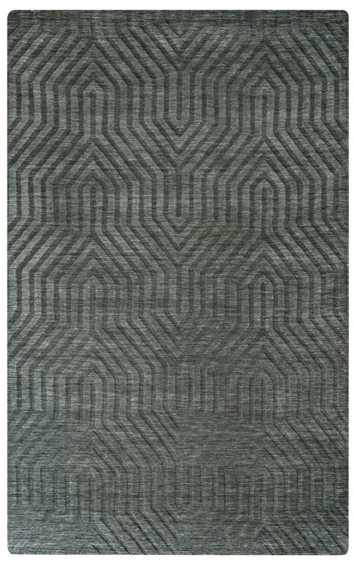 Rizzy Home Technique TC8574 Gray/Charcoal Solid Area Rug