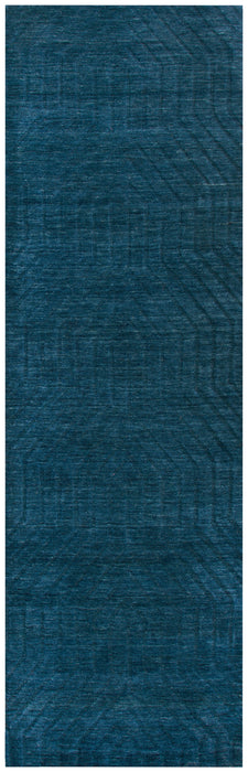 Rizzy Home Technique TC8576 Navy Solid Area Rug