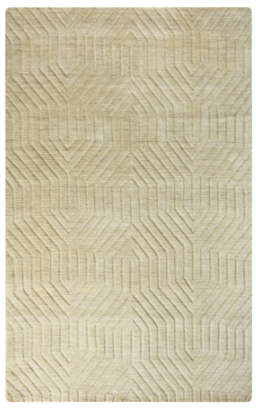 Rizzy Home Technique TC8580 Tan Solid Area Rug