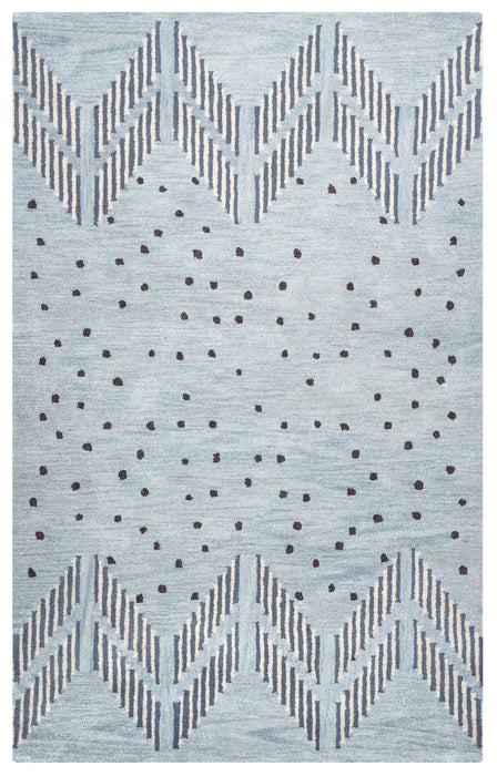 Rizzy Home Tumble Weed Loft TL9249 Light Blue Southwest/Tribal Area Rug