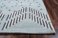 Rizzy Home Tumble Weed Loft TL9249 Light Blue Southwest/Tribal Area Rug