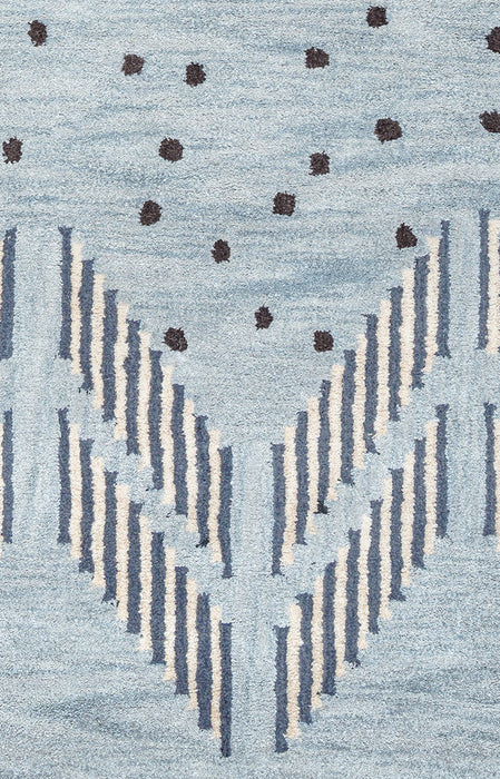 Rizzy Home Tumble Weed Loft TL9249 Light Blue Southwest/Tribal Area Rug