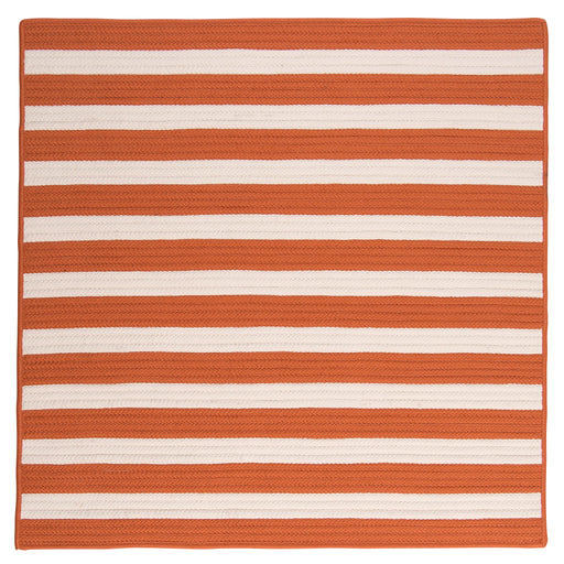 Colonial Mills Stripe It TR19 Tangerine Indoor/Outdoor Area Rug