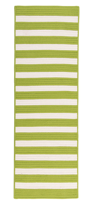 Colonial Mills Stripe It TR29 Bright Lime Indoor/Outdoor Area Rug